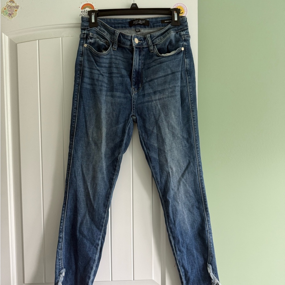 Judy Blue Skinny Blue Jeans Classic Denim